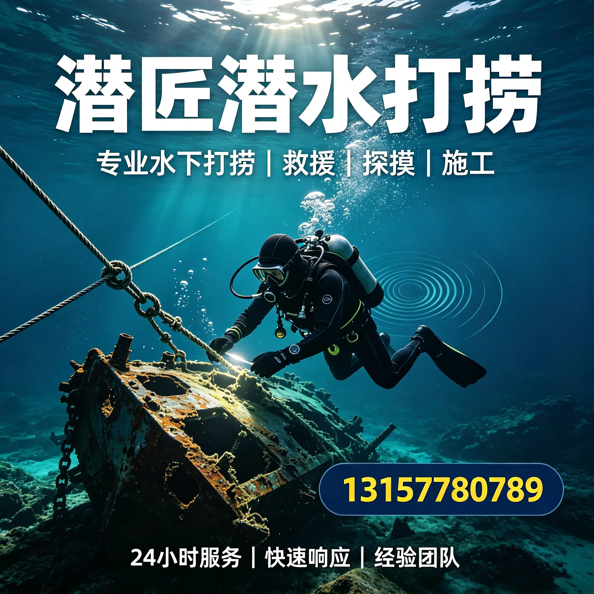 夹江水下打捞作业服务产品